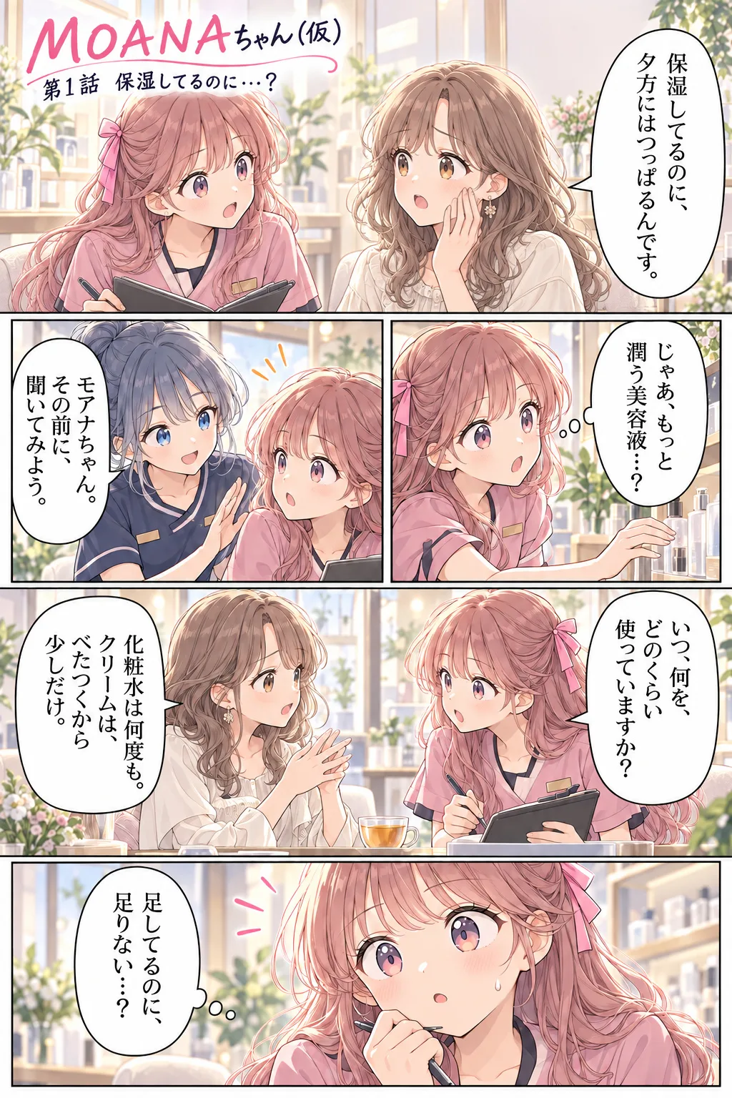 第1話 保湿してるのに…？ 1ページ目