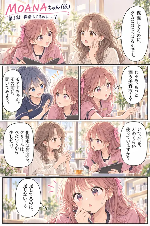 第1話 保湿してるのに…？