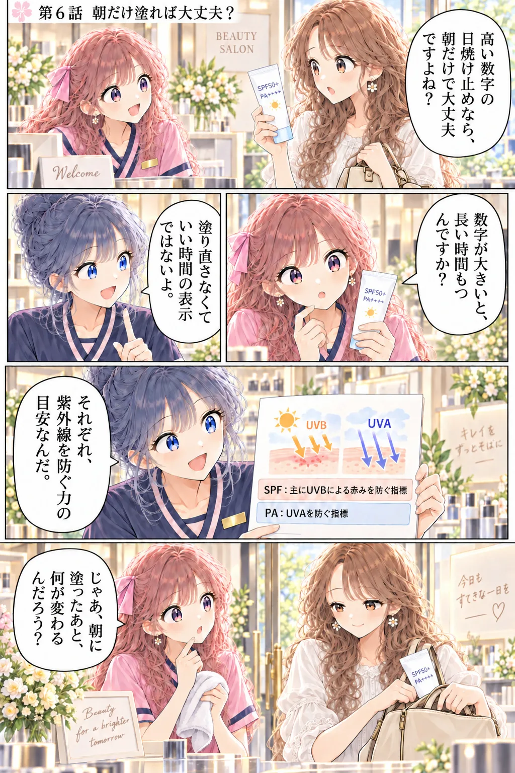 第6話 朝だけ塗れば大丈夫？ 1ページ目