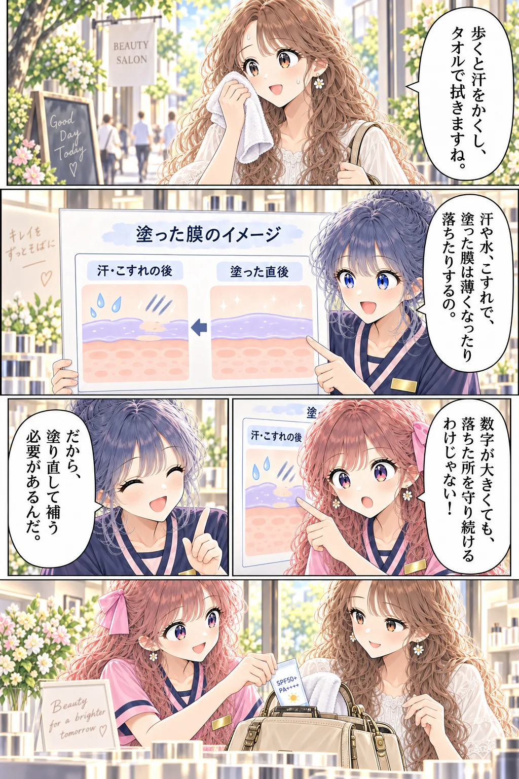 第6話 朝だけ塗れば大丈夫？ 2ページ目