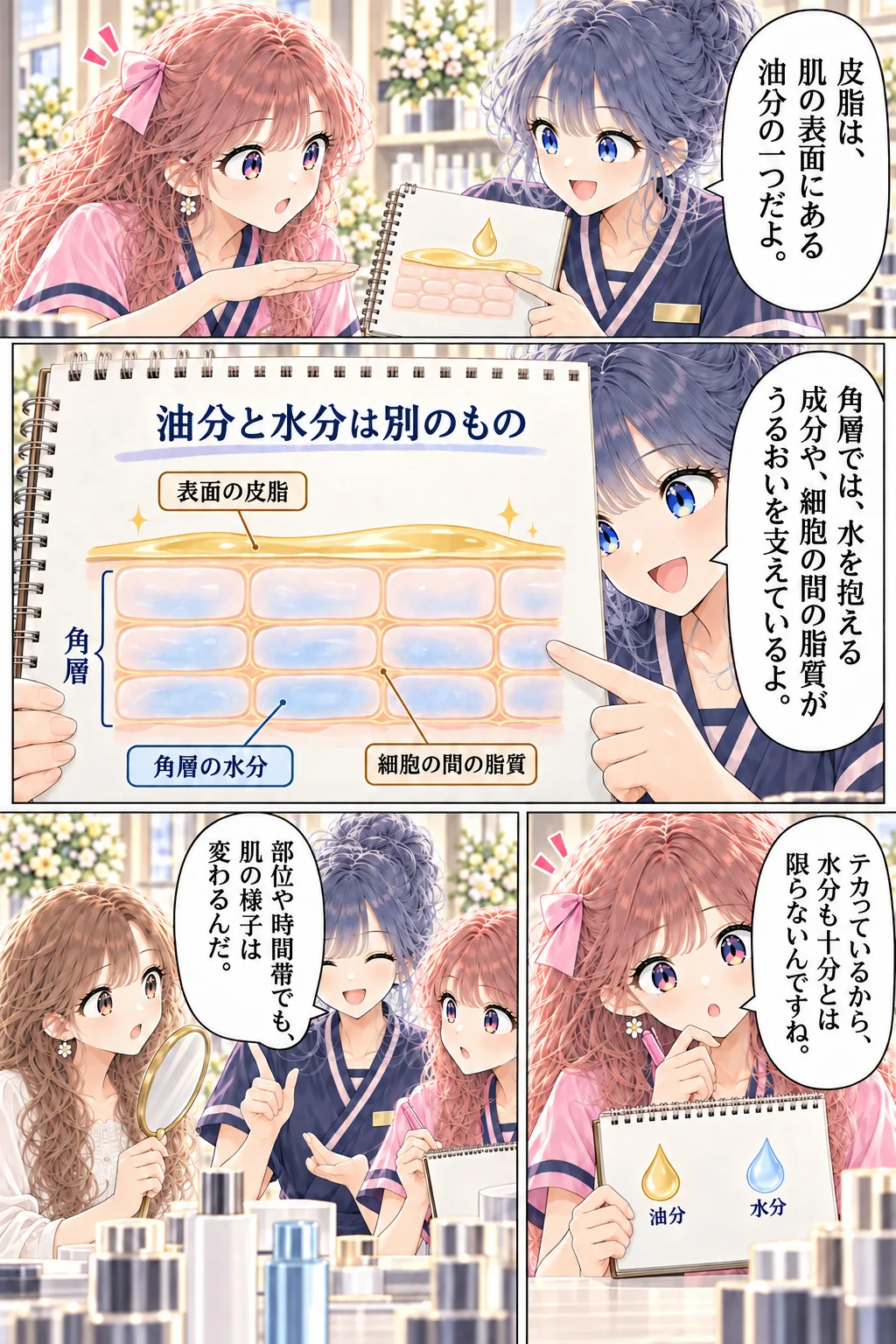 第8話 ベタつくのに乾燥する？ 2ページ目