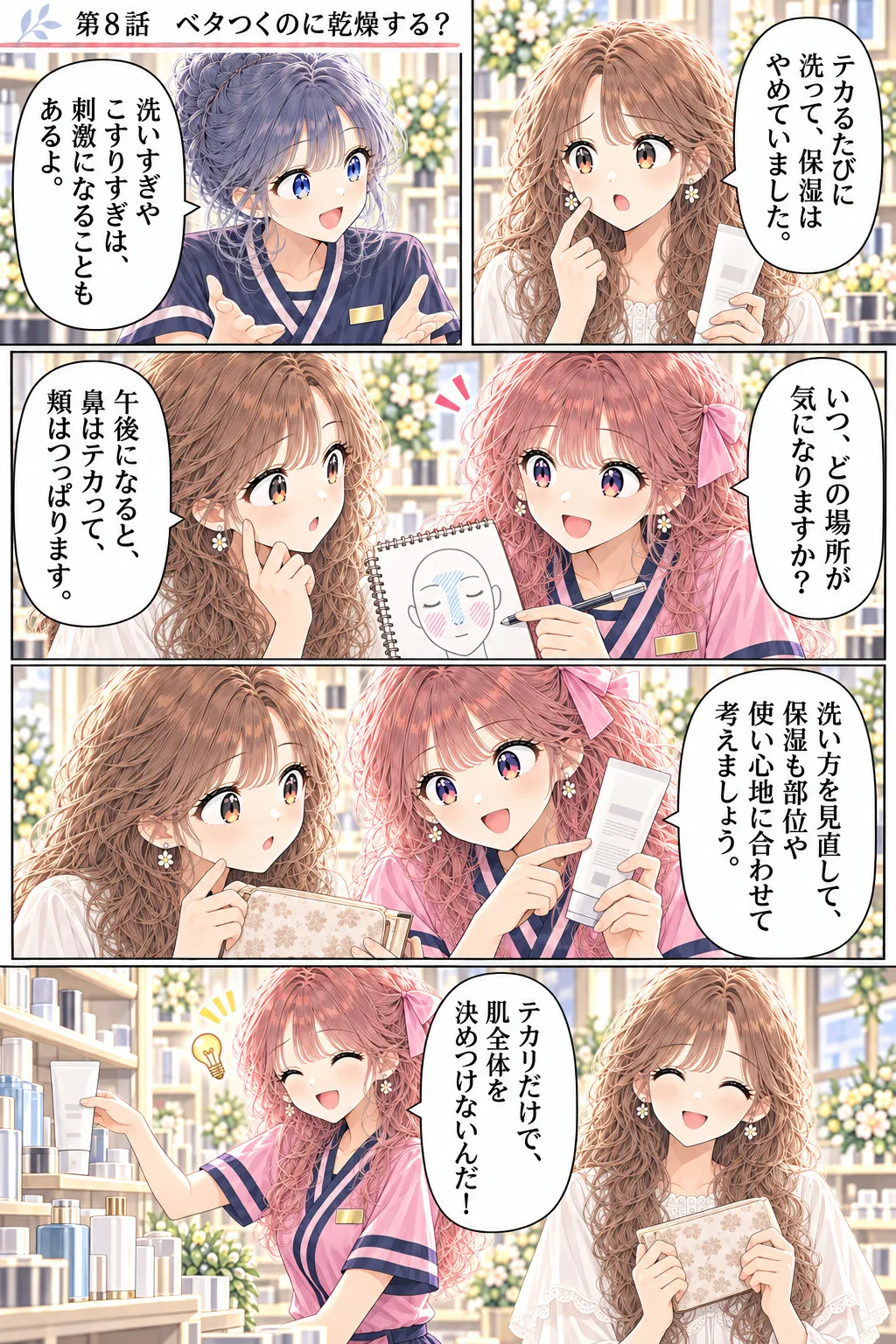 第8話 ベタつくのに乾燥する？ 3ページ目