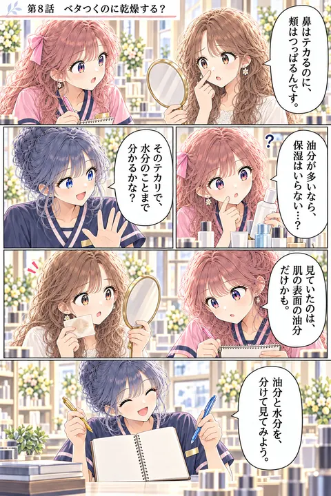 第8話 ベタつくのに乾燥する？