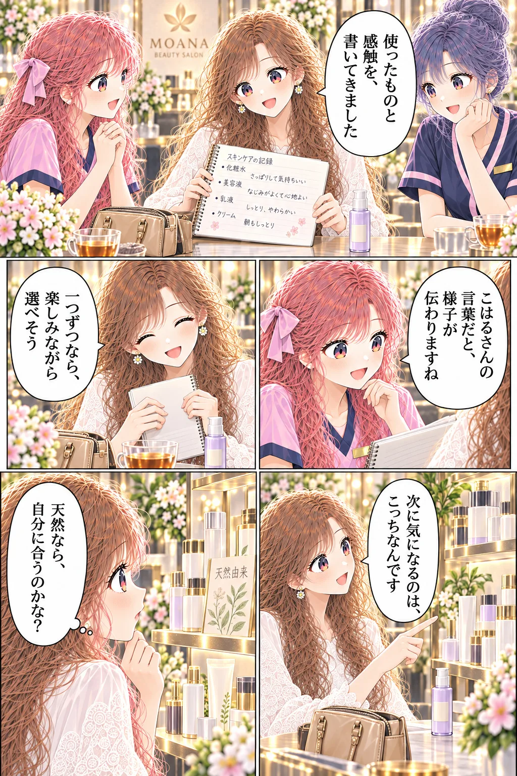 第15話 気になる美容液、いっぺんに使っていい？ 6ページ目