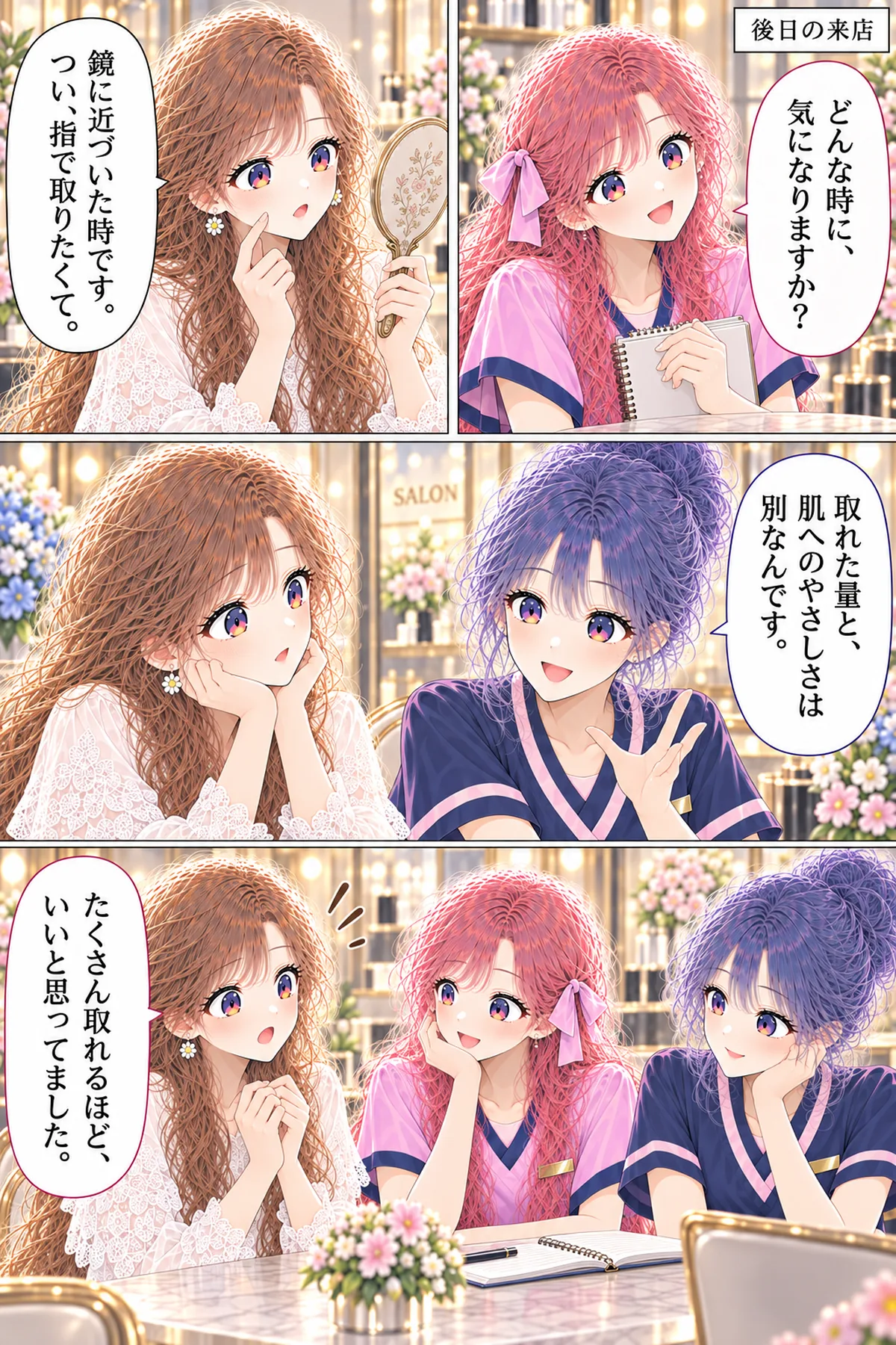 第23話 毛穴、押し出せばいい? 2ページ