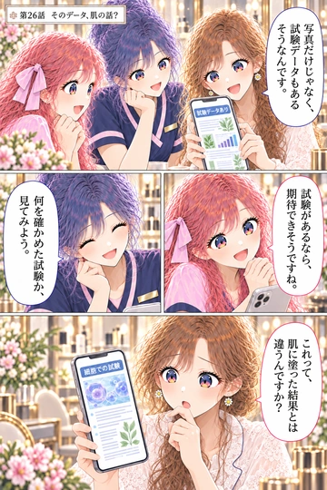 第26話 そのデータ、肌の話？
