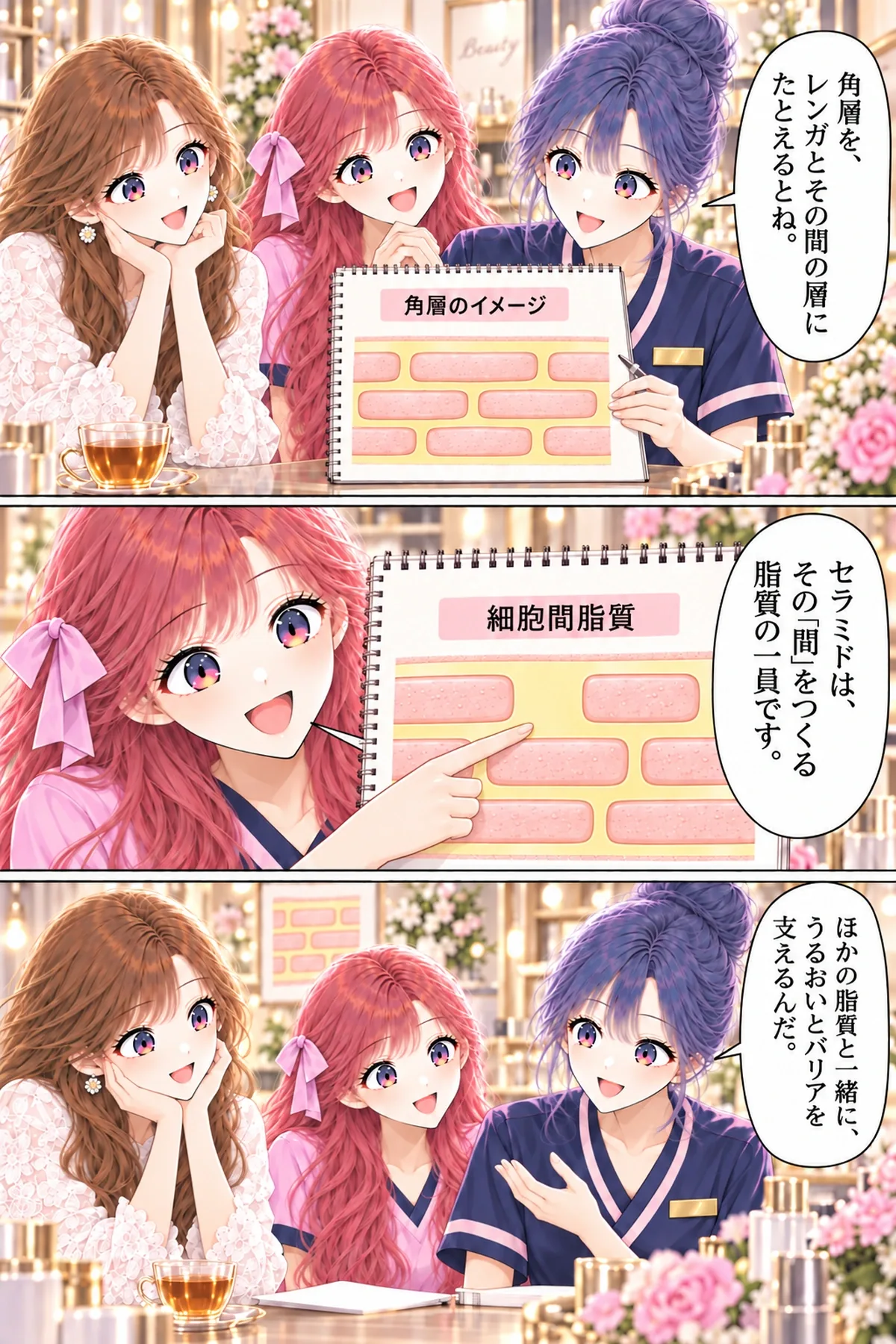 第33話 セラミドは、水なの、油なの? 2ページ