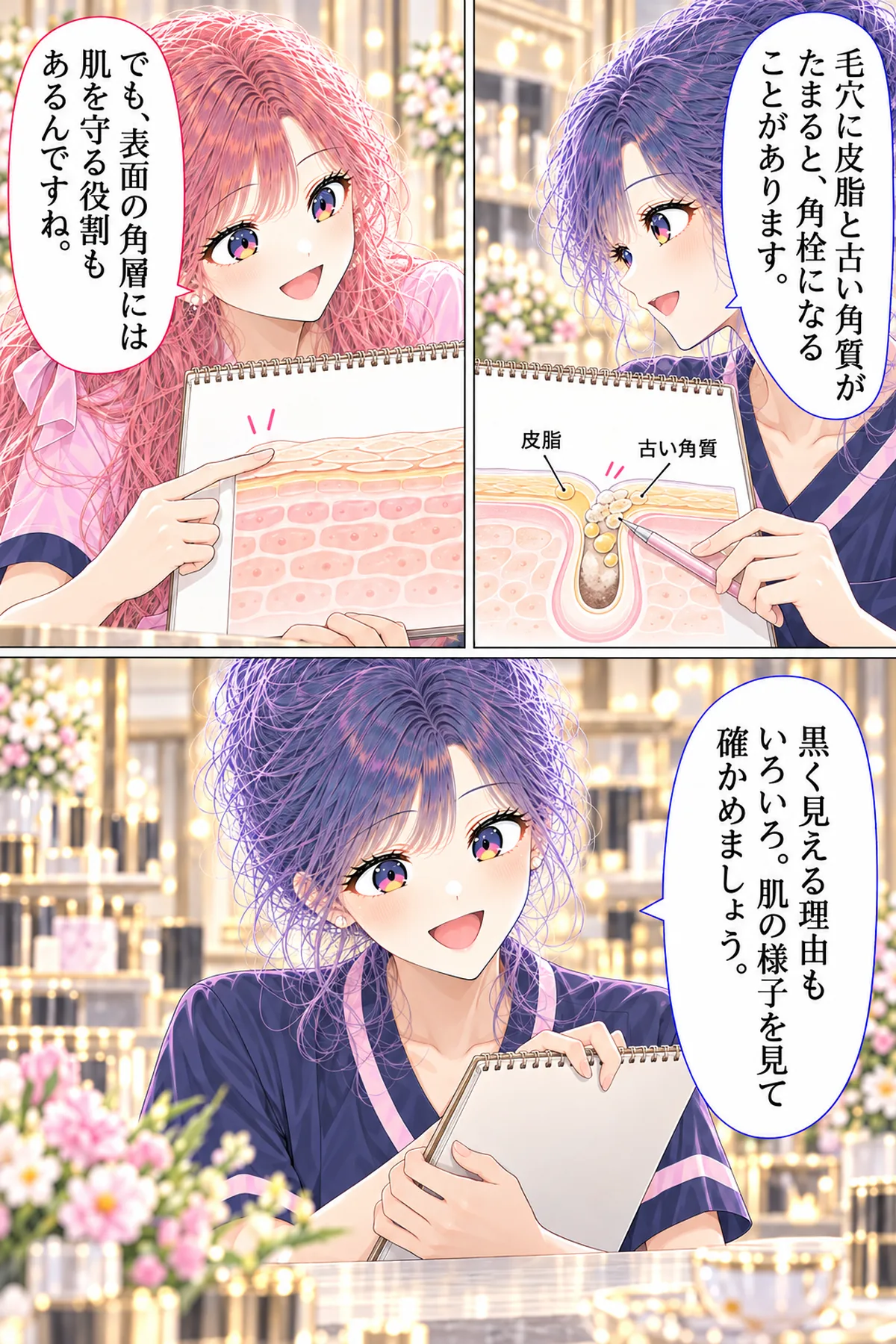 第50話 美容液毛穴洗浄 2ページ