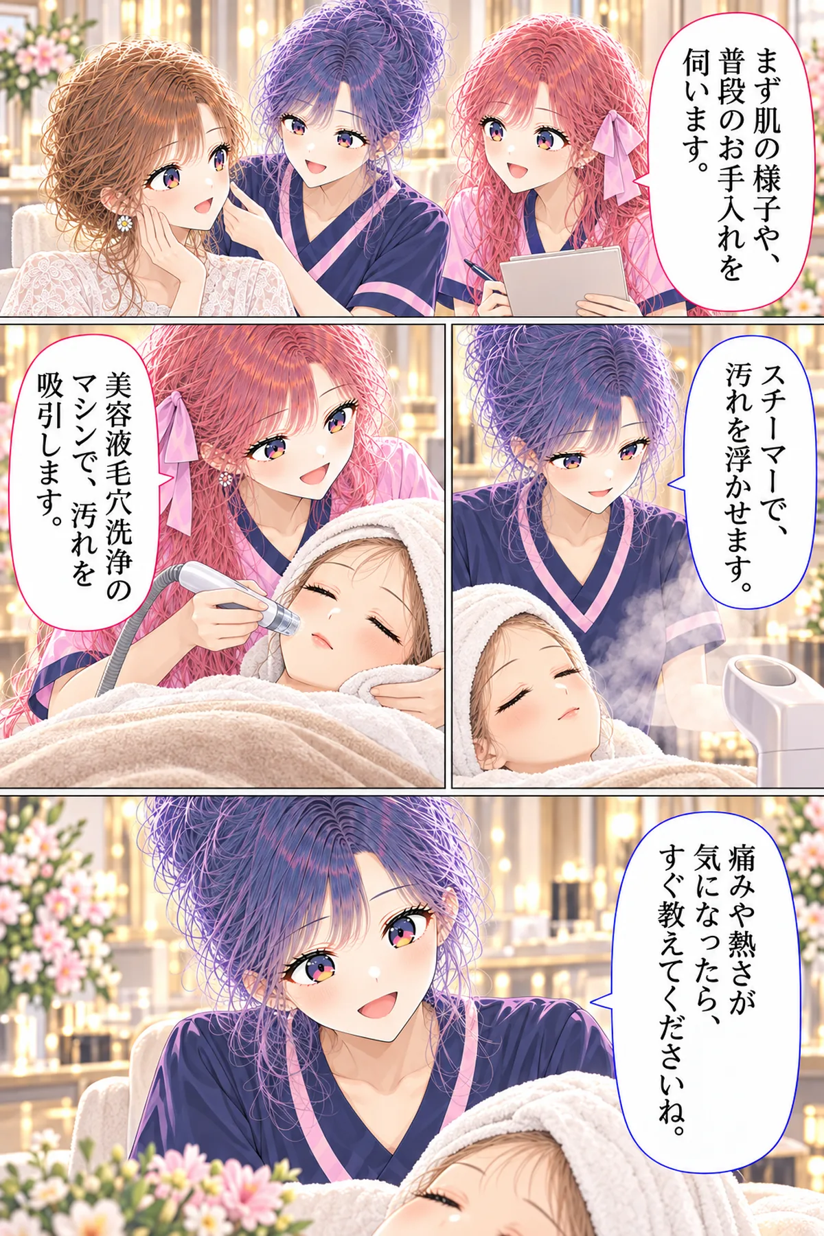 第50話 美容液毛穴洗浄 3ページ