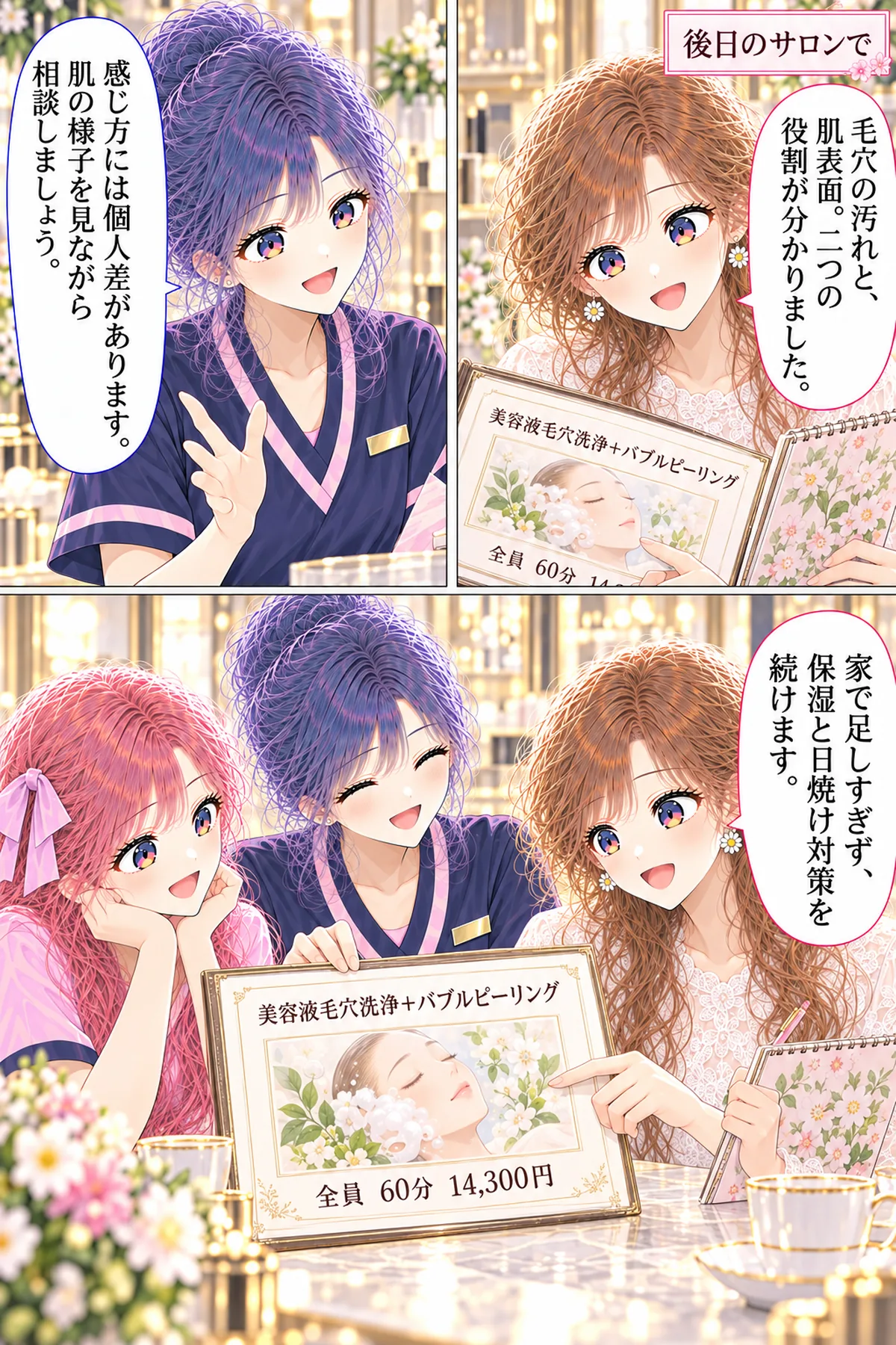 第51話 美容液毛穴洗浄+バブルピーリング 5ページ