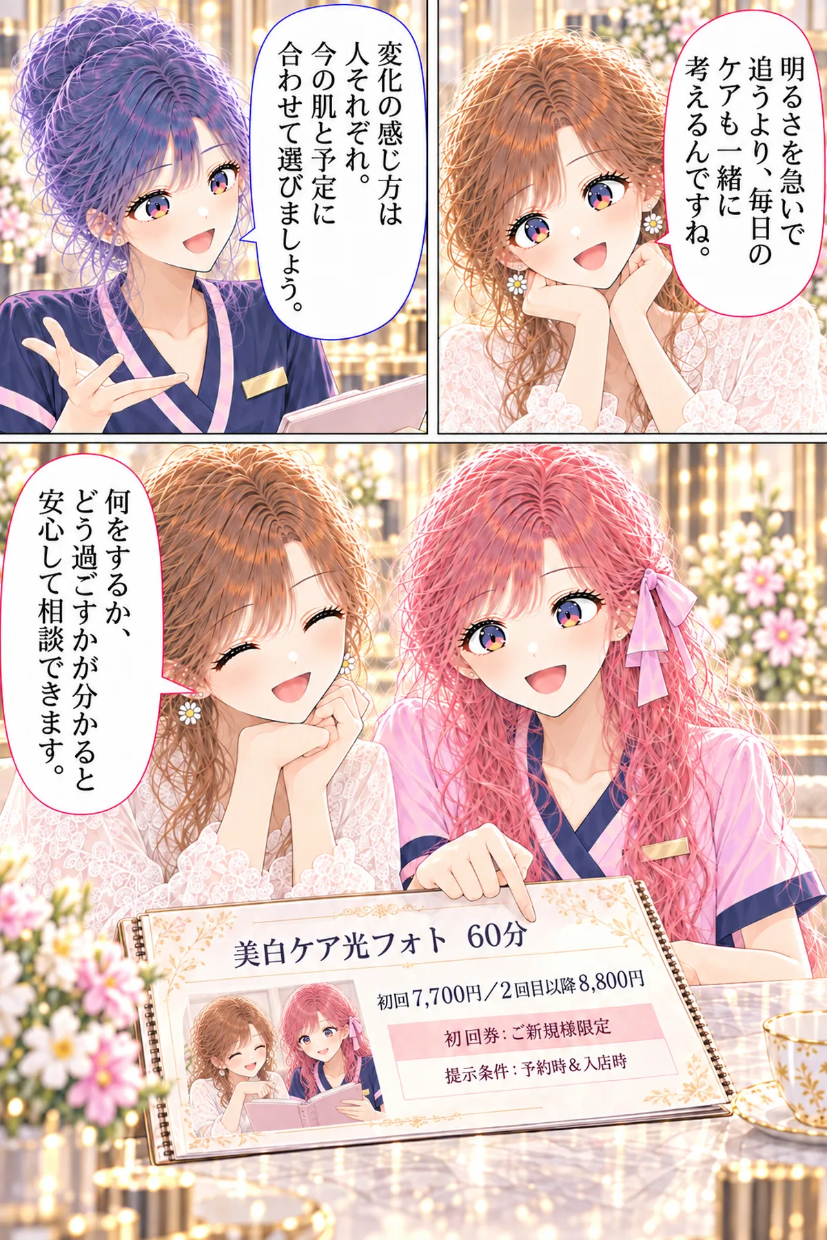 第57話 美白ケア光フォト 5ページ