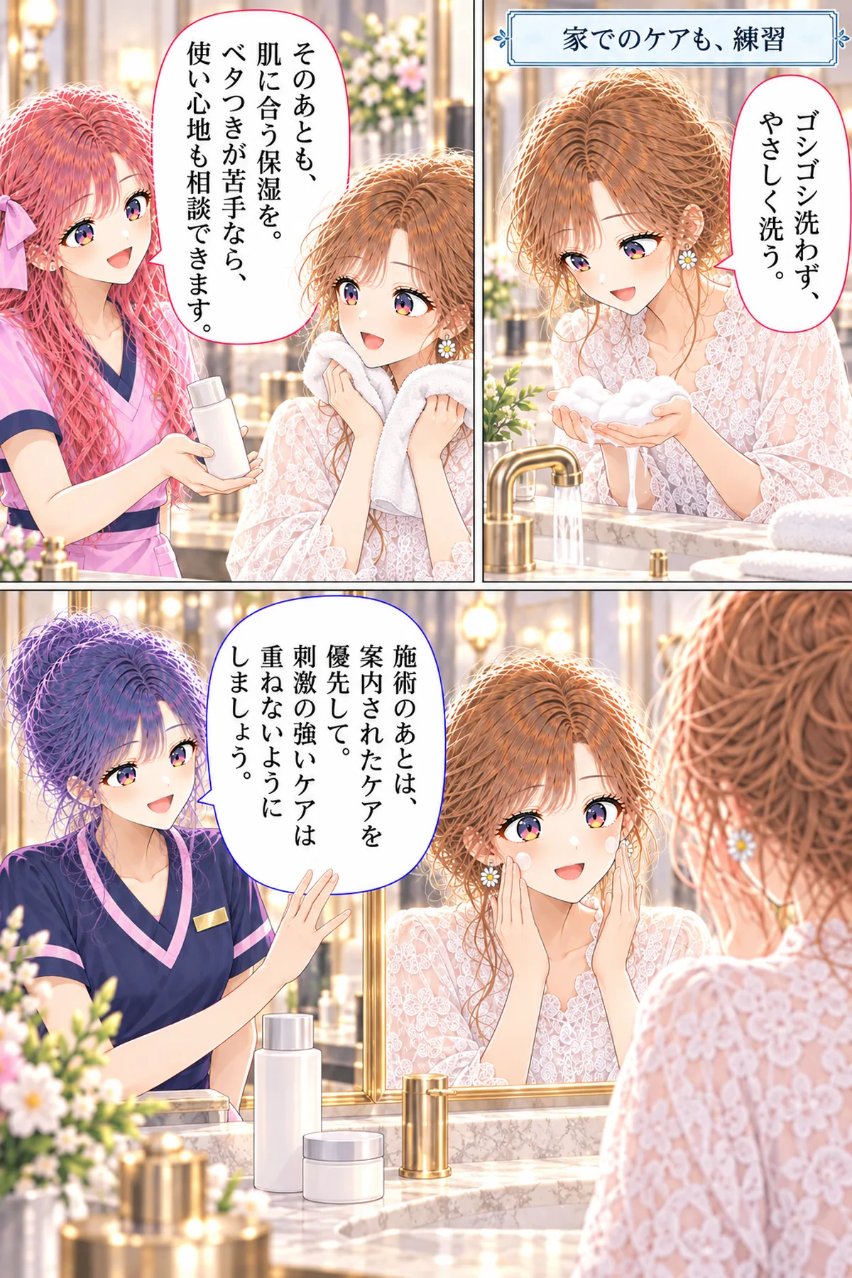 第67話 メンズ美容液毛穴洗浄 4ページ